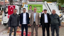 Çamlıyayla Belediyesi'ne Türkiye Belediyeler Birliği Tarafından Hibe Edilen 2 Çöp Kamyonu Teslim Alındı