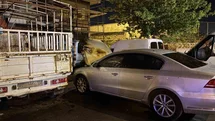 Kayseri'de Arızalanan Araç Yangın Çıkardı