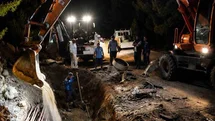Muğla Torba'da Su Hattı Patladı