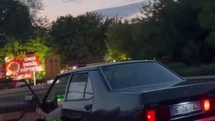 Trafikte ’yok artık’ dedirten anlar kamerada