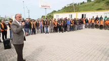 Başkan Sandıkçı Personeliyle Bayramlaştı