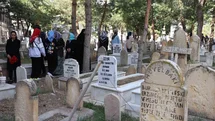 Erzincan'da Terzibaba Mezarlığı'nda Yoğunluk
