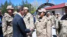 Erzurum'da Emniyet ve Jandarma Bayramlaşması