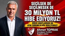 Elazığspor'a 30 Milyon TL Hibe Taahhüdü