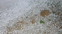 Kırklareli’nde Şiddetli Dolu Yağışı Etkili Oldu