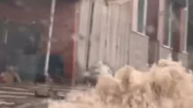 Bozüyük'te Sağanak Yağış Sele Dönüştü