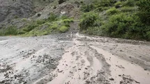 Erzincan-Kemah Yolunda Heyelan Olayı