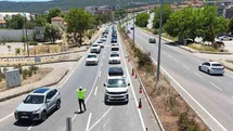 Muğla'da Dönüş Trafiği Yoğunluğu Başladı
