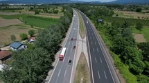 Anadolu Otoyolu'nda Trafik Görüntülendi