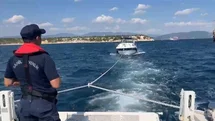 Sürüklenen teknedeki 4 kişi kurtarıldı