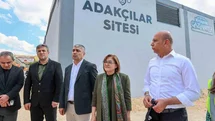 Başkan Şahin, Gazi Konut tarafından yapılan yeni Adakçılar Sitesi’ni inceledi