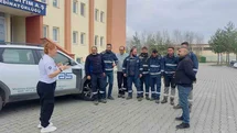 Erzurum'da Güvenli Sürüş Eğitimi Veriliyor