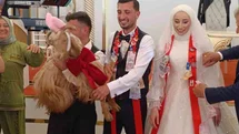 Trabzon'da Düğünde Keçi Takıldı