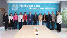 Nilüfer'de Portekizli Heyet Ağırladı