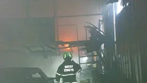 Antakya'da Yangın Vakası