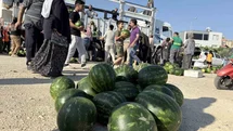 Hayırsever Mersin'de Karpuz Dağıttı