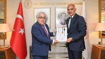 Kültür ve Turizm Bakanı Ersoy'dan Rus Büyükelçiye Ziyaret