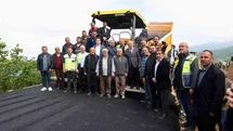 Ordu'da Sıcak Asfalt Çalışması Başladı