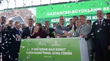 Gaziantep'te Konut Projesinin Temeli Atıldı