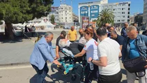 Samsun'da Yaya Geçidinde Kaza