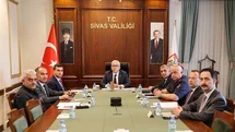 Sivas'ta Güvenlik Toplantısı Yapıldı
