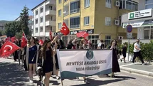 Menteşe'de Veda Yürüyüşü Gerçekleşti