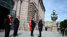 TBMM Başkanı Kurtulmuş Stockholm'de Görüştü