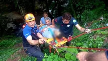 Yalova'da Motosikletli Kaza Kurtarıldı