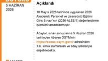 ALES Sonuçları Duyuruldu
