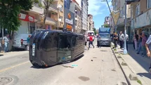 Pendik'te Takla Atan Araç Kazası