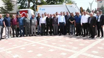 Beylikova'ya Hibe Çöp Aracı Geldi