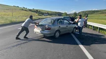 İki Araçlı Trafik Kazasında Yaralılar Var