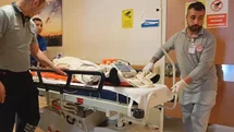 Başına Demir Parçası Düşen İşçi Yaralandı