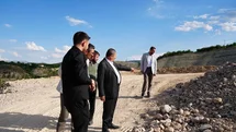 Darende Millet Bahçesi’nde çalışmalar yerinde incelendi
