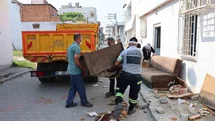 Mersin'de Engelli Vatandaşa Temizlik Desteği