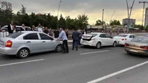 Kayseri'de Trafik Kazası: 4 Araç Çarpıştı