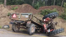 Denizli'de Traktör Kazası