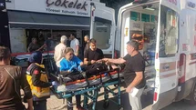 Palmiyeye çarpan Tofaş hurdaya döndü: 4 genç yaralandı