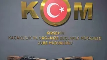 Kırşehir'de Kaçak İçki ve Tüfek Yakalandı