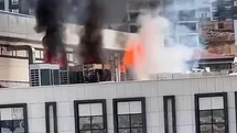 Gaziantep'te İnşaatta Yangın Çıktı