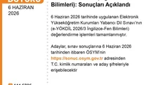 e-YÖKDİL 2026/3 Sınav Sonuçları Açıklandı