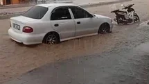 Demirözü’nde sağanak yağış hayatı olumsuz etkiledi