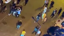 Düğün çıkışı iki grup birbirine girdi