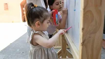 Manisa'da Çocuklar Resimlerle Hayallerini Anlattı