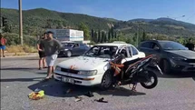 Aydın'da Motosiklet Kazası