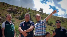 Hakkari'de Heyelan İncelemesi Yapıldı