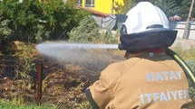 Hatay'da Bahçe Yangını Kontrol Altına Alındı