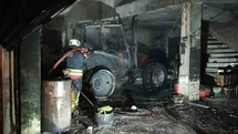Bafra'da Sanayi Sitesinde Yangın