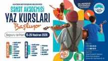 Kayseri'de Yaz Kursları Kayıtları Başlıyor