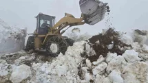 Rize’de yayla yollarında Haziran ayında kar temizliği